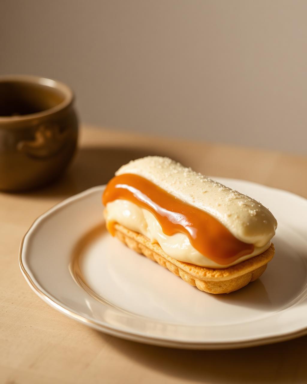 Speculoos Cream Éclair