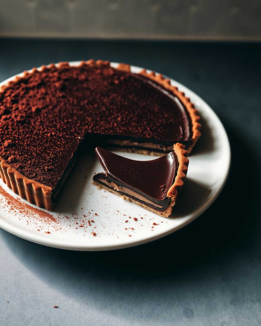 Praline Chocolate Tart